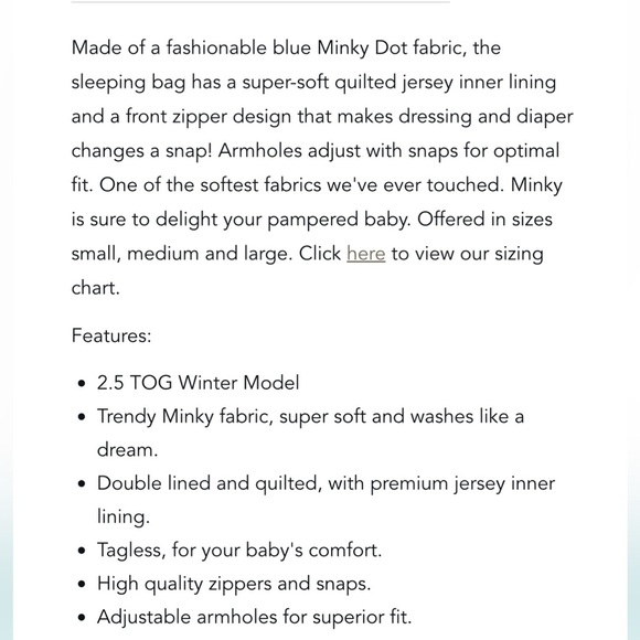 Baby in a bag sleep sack size medium. - Picture 4 of 5